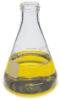 Flask, Erlenmeyer, glass w/screw cap, 1000 mL