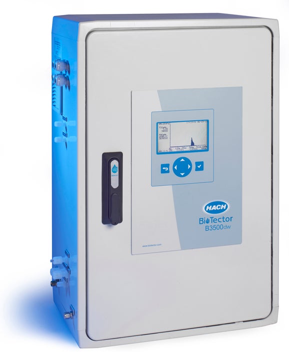 Hach BioTector B3500c online-TOC-analysator, 0–25 mg/L C, med mätområde på 0–100 mg/L C, 2 strömmar, momentanprov, 230 V AC