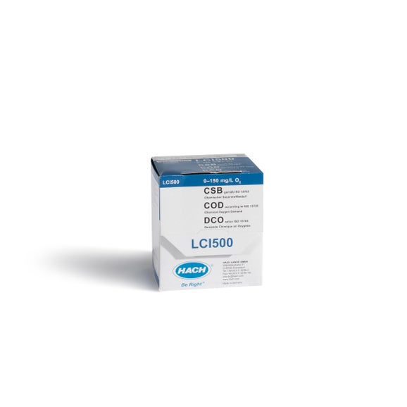 COD-kyvettest - ISO 15705, 0-150 mg/L O₂, 24 tester