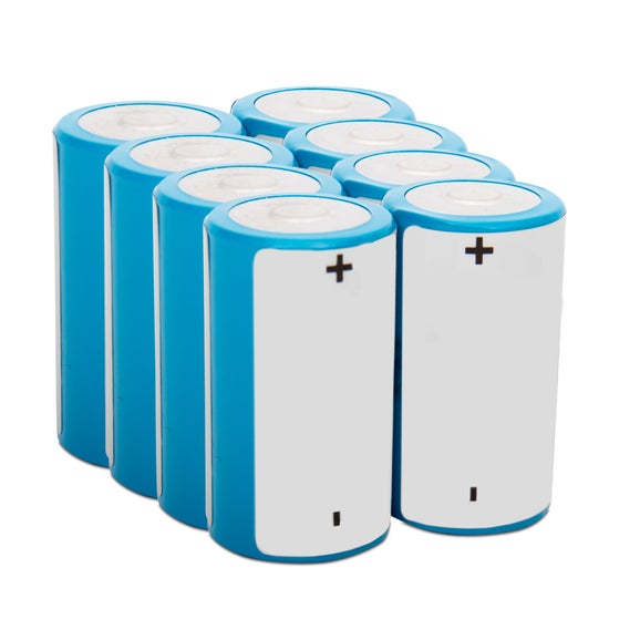 Batterier för CAx440EX-fältsändare H₂S EX, 8/förp