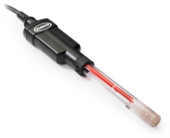Intellical PHC729 RedRod påfyllningsbar pH-elektrod i glas för ytmätningar, för lab, 1 m kabel