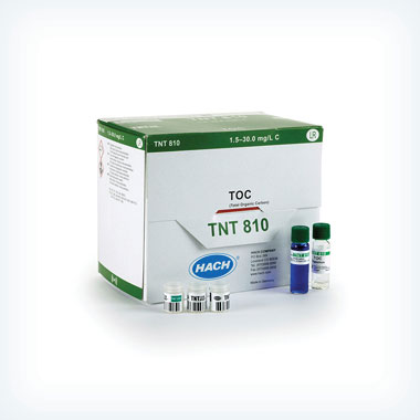 HACH TOC LCK385 kyvettest, LR (3,0 - 30,0 mg/L C), 25 tester
