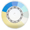 Color disc pH, thymol Blue, 7.4-9.6