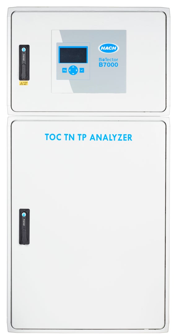 Hach BioTector B7000 online-TOC/TN/TP-analysator, 0 - 1000 mg/L C, 1 ström, 230 V AC