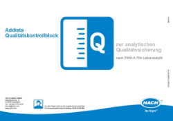 Kvalitetskontrollplatta, DWA (tyska), laboratorium