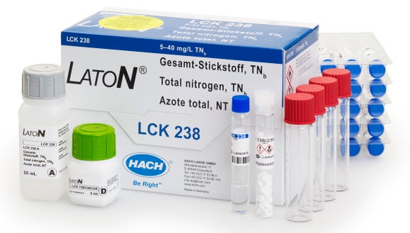 Laton Totalkväve, kyvettest,5-40 mg/L TNb, 25 tester