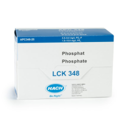 Fosfatkyvettest (orto/total), 0,5-5,0 mg/L PO₄-P, 25 tester