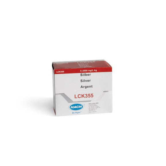 Silverkyvettest, 5-2 500 mg/L Ag, 25 tester
