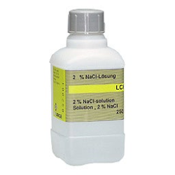 NaCl-lösning 2 %, 250 mL för luminescent bakterietest