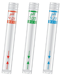 Sension+ 3x10 mL rör med text, för bärbar pH-kalibrering, EU