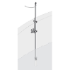 Pole mounting hardware ORP, 10cm bracket, SS pole 2m